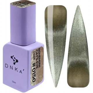 Гель-лак DNKa Gel Polish Bohemian Cat Eye №0150 карамель із шиммером 12 мл