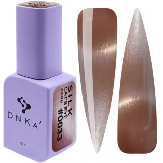 Гель-лак DNKa Polish Gel Cats Eye Silk 0033 фанго 12 мл