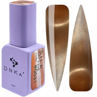 Гель-лак DNKa Polish Gel Cats Eye Silk 0031 карамель 12 мл