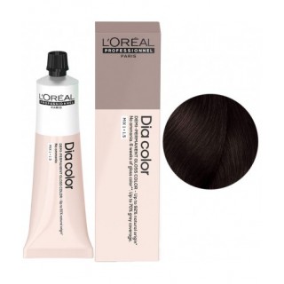 Безаміачний напівперманентний фарбник L'Oreal Professionnel Dia Color 4.15 Каштановий сандре червоний 60 мл