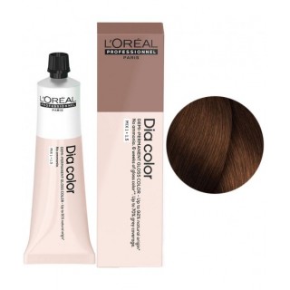 Безаміачний напівперманентний барвник L'Oreal Professionnel Dia Color 6.84 Темний русявий мокка мідний 60 мл
