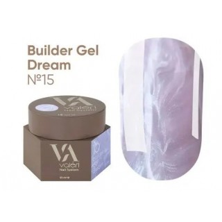 Гель для нігтів з блискітками Valeri Builder Gel Dream 15 15 мл