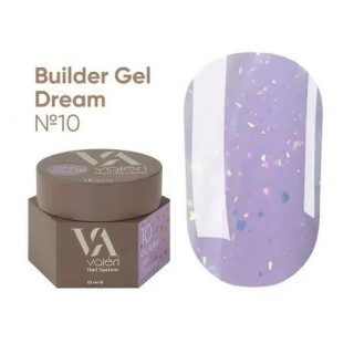 Гель для нігтів з блискітками Valeri Builder Gel Dream 10 15 мл