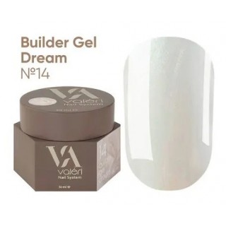 Гель для нігтів з блискітками Valeri Builder Gel Dream 14 30 мл