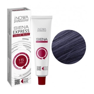 Безаміачна крем-фарба для волосся jNOWA Professional SIENA Express Color Blitz  М/1  60 мл