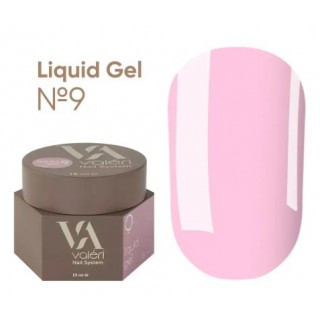 Рідкий гель Valeri Liquid Gel №009 світло-рожевий 15 мл