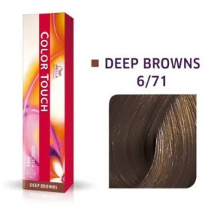 Фарба для волосся Wella Color Touch Restage 6/71 Темний блондин коричнево-попелястий 60 мл