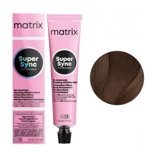 Крем-фарба без вмісту аміаку Matrix Super Sync Pre Bonded 6N  90 мл