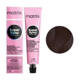 Крем-фарба без вмісту аміаку Matrix Super Sync Pre Bonded 4BR 90 мл