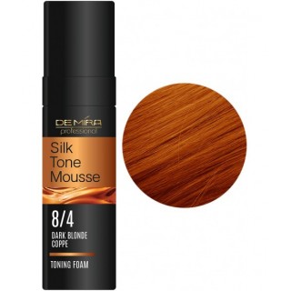 Тонуюча пінка DeMira Professional SilkTone Mousse 8/4 Русявий мідний 120 мл
