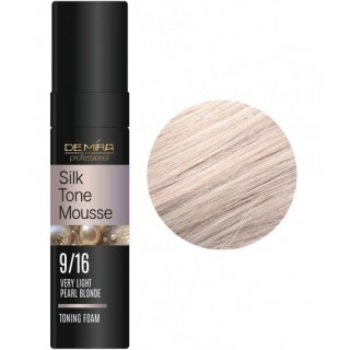 Тонуюча пінка DeMira Professional SilkTone Mousse 9/16 Дуже світлий блонд перлинний 120 мл