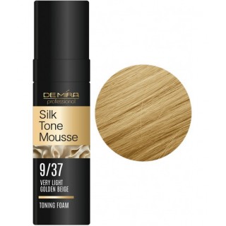 Тонуюча пінка DeMira Professional SilkTone Mousse 9/37 Дуже світлий золотистий беж 120мл