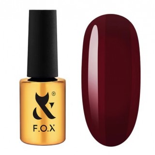 Гель-лак F.O.X Lipstick Collection Wine Passion 010 темно-бордовий 7 мл