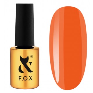 Рідкий акригель F.O.X Acryl gel Bottle 015 Неон Мандариновий оранж 14 мл