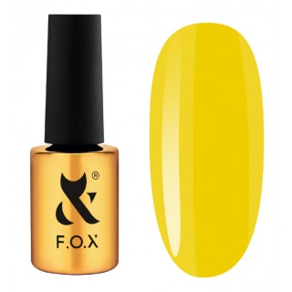 Рідкий акригель F.O.X Acryl gel Bottle 014 Неон Сонячно-жовтий 14 мл