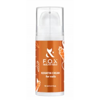 Кератиновий крем для натуральних нігтів F.O.X Keratin Cream for nails 10 мл