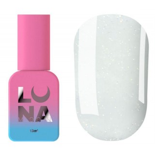 Рідкий гель для нарощування Luna Light Acrygel 27 молочний з блискітками 13 мл