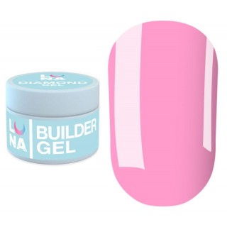 Гель для нарощування Luna Premium Gel 15 рожева троянда 15 мл