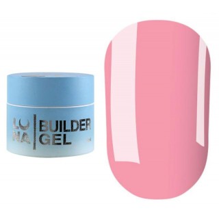Гель для нарощування Luna Premium Gel 17 рожева фантазія 15 мл