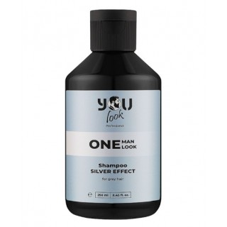 Шампунь You Look для нейтралізації жовтизни волосся для чоловіків Professional ONE Man Silver Effect Shampoo 250 мл