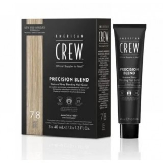 Система маскування сивого волосся рівень 7-8 American Crew Precision Blend Light 3 * 40 мл