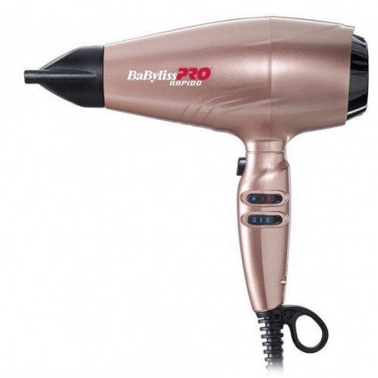 Фен для волос BaByliss PRO Rapido Gold Rose BAB7000IRGE 2200 W Фен для волос BaByliss PRO Rapido Gold Rose BAB7000IRGE 2200 W