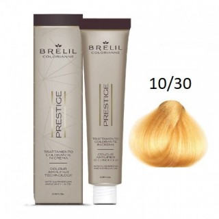 Фарба для волосся Brelil Colorianne Prestige 10/30 ультрасвітлий золотистий блонд 100 мл