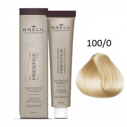 Фарба для волосся Brelil Colorianne Prestige 100/0 суперосвітлювач натуральна платина 100 мл