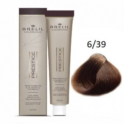 Фарба для волосся Brelil Colorianne Prestige 6/39 темний блонд савана 100 мл