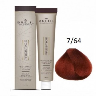 Фарба для волосся Brelil Colorianne Prestige 7/64 мідно-червоний блонд 100 мл