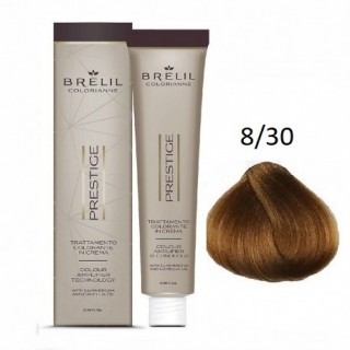 Фарба для волосся Brelil Colorianne Prestige 8/30 світлий золотистий блонд 100 мл