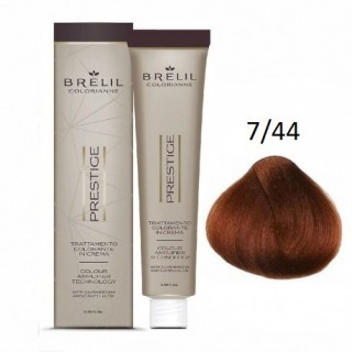 Фарба для волосся Brelil Colorianne Prestige 7/44 яскраво-мідний блонд 100 мл