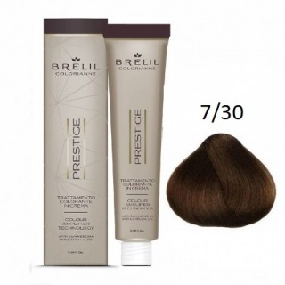 Фарба для волосся Brelil Colorianne Prestige 7/30 золотистий блонд 100 мл