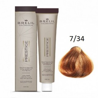 Фарба для волосся Brelil Colorianne Prestige 7/34 золотисто-мідний блондин 100 мл