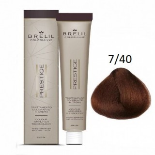 Фарба для волосся Brelil Colorianne Prestige 7/40 мідний блонд 100 мл