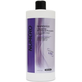 Шампунь для розгладження волосся з олією авокадо Brelil Numero Smoothing Shampoo 1000 мл