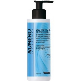 Гель для моделювання кучерявого волосся з оливковою олією Brelil Numero Elasticizing Curl Boos 200 мл