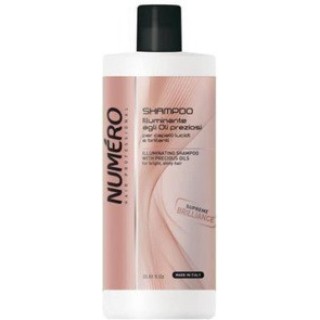 Шампунь для надання блиску волосся з цінними оліями Brelil Professional Numero Brilliance Shampoo 1000 мл