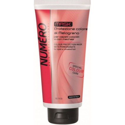 Маска для захисту кольору волосся з екстрактом граната Brelil Professional Numero Colour Protection Mask 300 мл