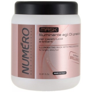 Маска для блиску волосся з цінними оліями Brelil Professional Numero Supreme Brilliance Mask 1000 мл