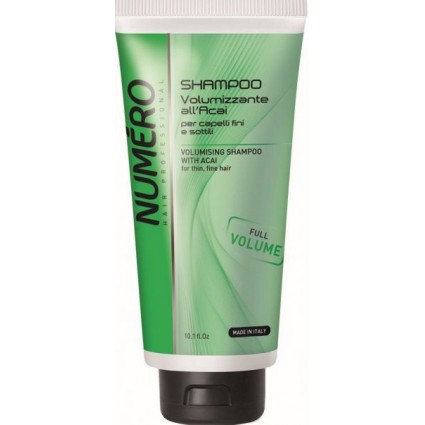 Шампунь для об'єму волосся з екстрактом асаї Brelil Numero Volumising Shampoo 300 мл