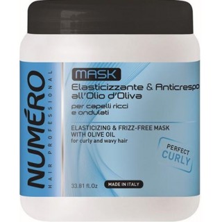 Маска для кучерявого волосся з оливковою олією Brelil Numero Elasticizing Mask 1000 мл