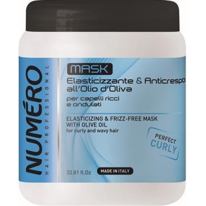 Маска для кучерявого волосся з оливковою олією Brelil Numero Elasticizing Mask 1000 мл