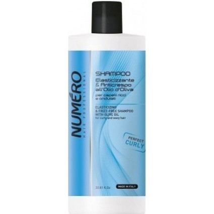 Шампунь для кучерявого волосся з оливковою олією Brelil Numero Elasticizing Shampoo 1000 мл