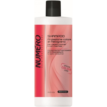 Шампунь для захисту кольору волосся з екстрактом граната Brelil Numero Colour Protection Shampoo 1000 мл