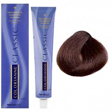 Стійка крем-фарба для волосся Brelil Colorianne 5.4 світлий мідний шатен 100 мл Стійка крем-фарба для волосся Brelil Colorianne 5.4 світлий мідний шатен 100 мл