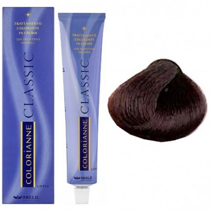 Стійка крем-фарба для волосся Brelil Colorianne 4.4 мідно-каштановий 100 мл