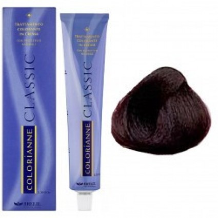 Стійка крем-фарба для волосся Brelil Colorianne 4.5 шатен махагон 100 мл Стійка крем-фарба для волосся Brelil Colorianne 4.5 шатен махагон 100 мл