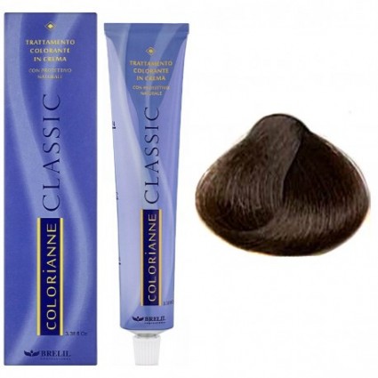 Стійка крем-фарба для волосся Brelil Colorianne 4.3 каштановий золотистий 100 мл Стійка крем-фарба для волосся Brelil Colorianne 4.3 каштановий золотистий 100 мл