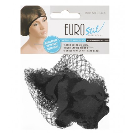 Сіточка для волосся чорна Eurostil